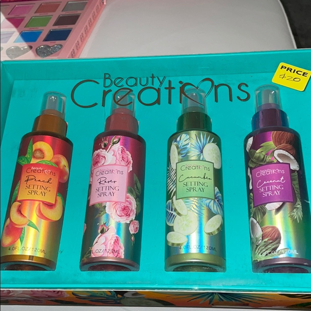 Setting sprays